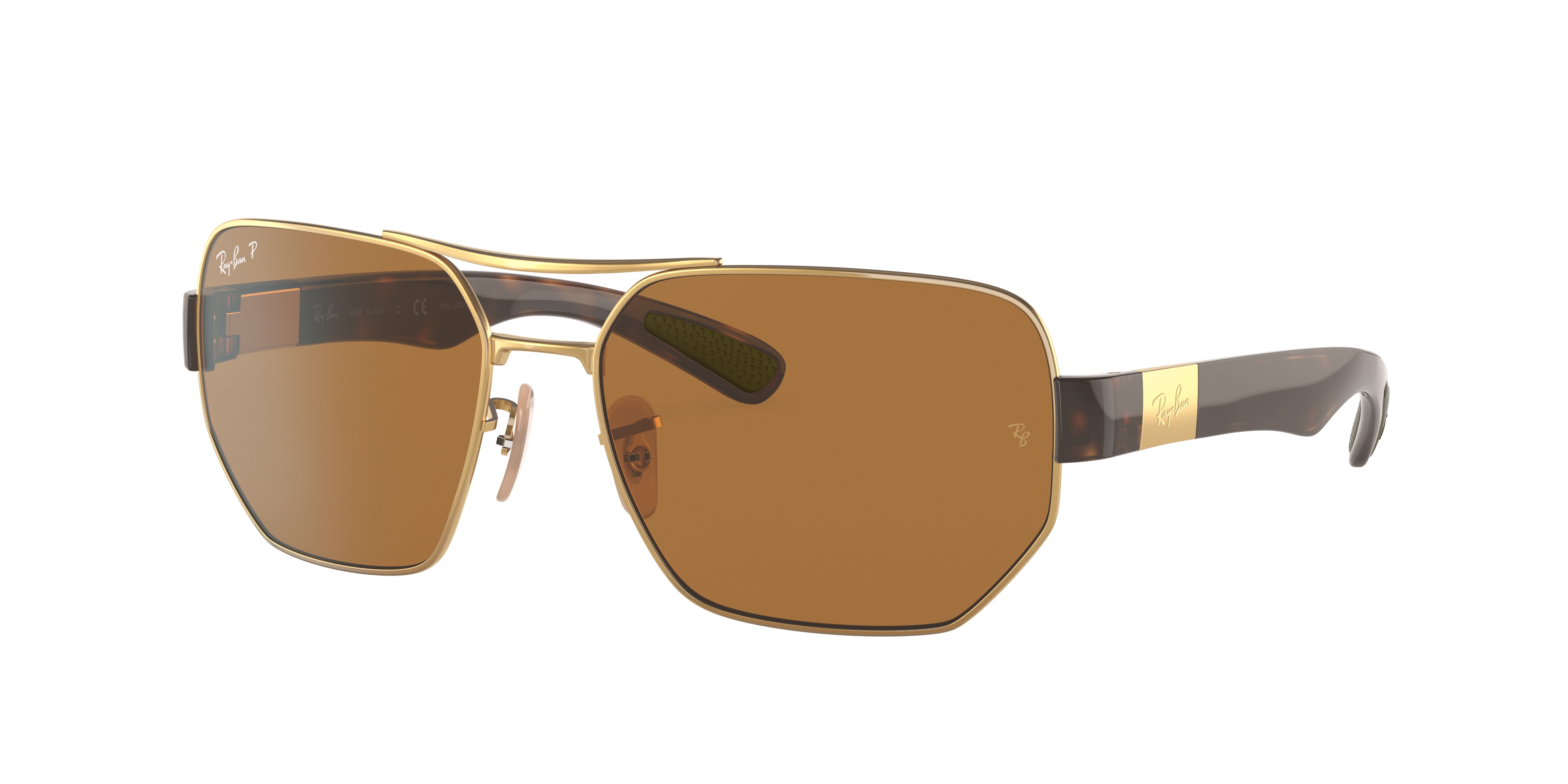 Ray Ban Rb3672 Sunglasses Tortoise Frame Brown Lenses Polarized 60-17 In Polarized Brown Classic B-15