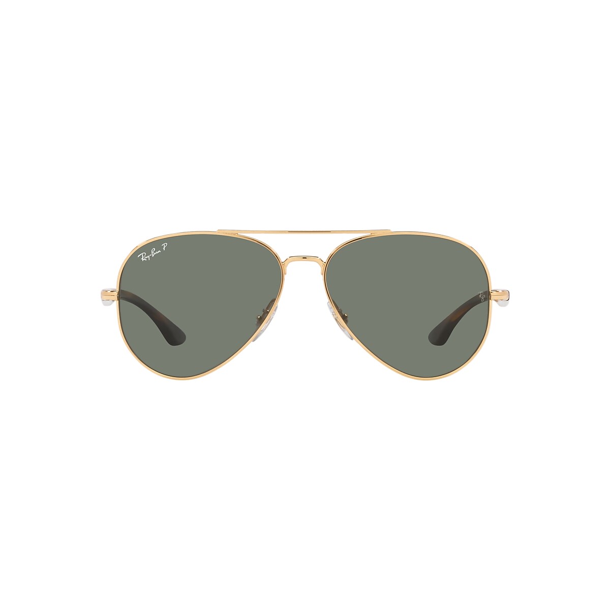 Kneden team kleermaker Ray-Ban RB3675 58 Green & Gold Polarized Sunglasses | Sunglass Hut USA