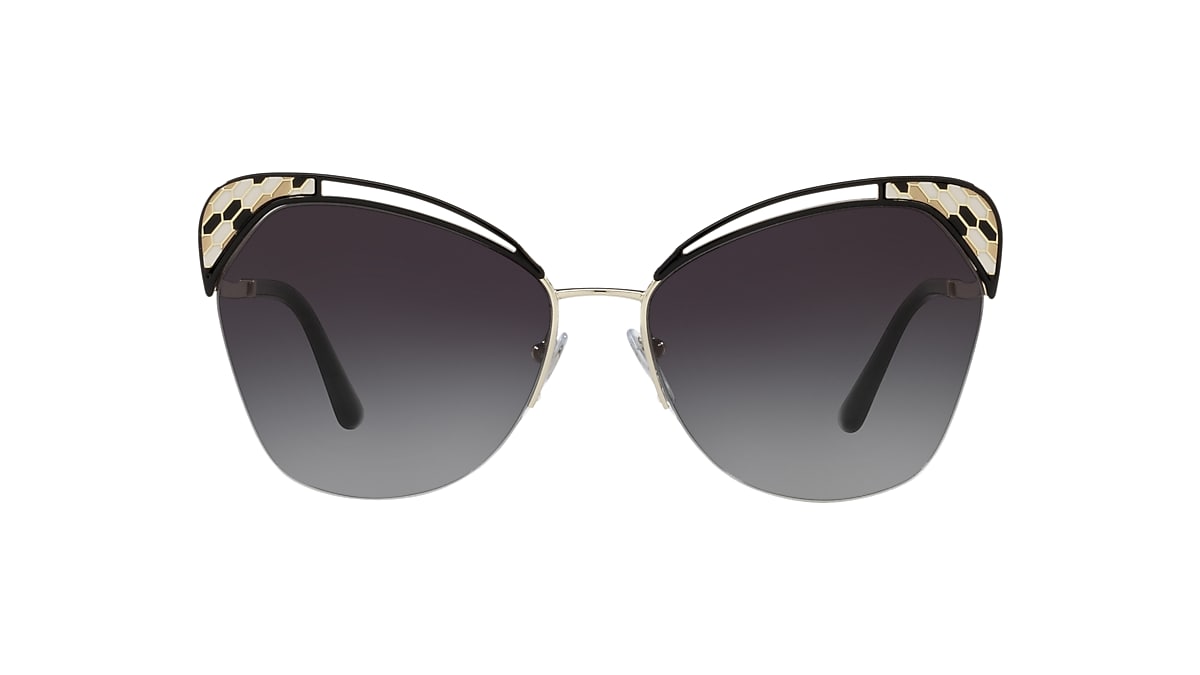 Bvlgari BV6161 60 Grey Gradient & Pale Gold/Black Sunglasses | Sunglass Hut  United Kingdom