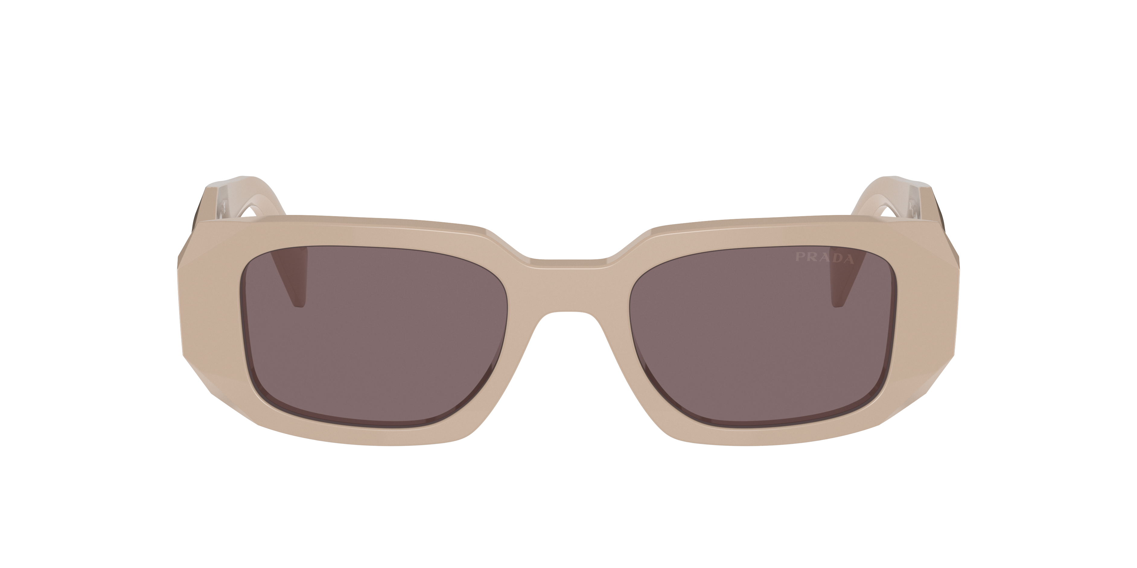 Prada Woman Sunglasses Pr 17ws In Purple Brown