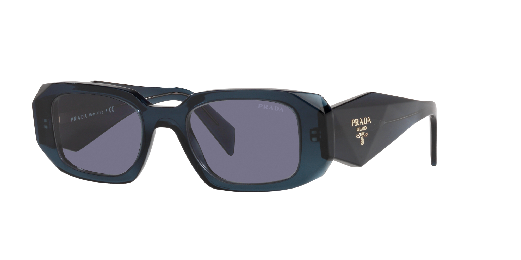 prada blue lens sunglasses