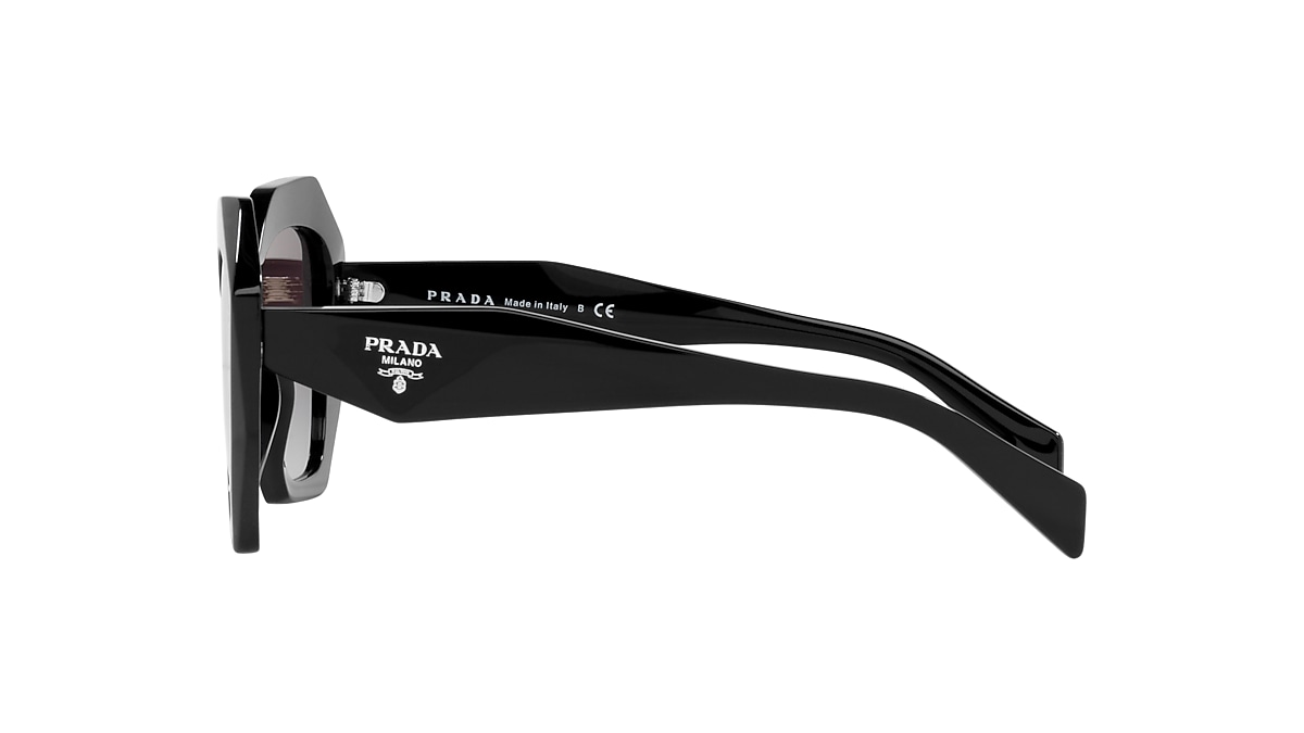 小物 PRADA Sunglasses Prada PR 06YS M (53 - 21) with Grey lenses and Black frame