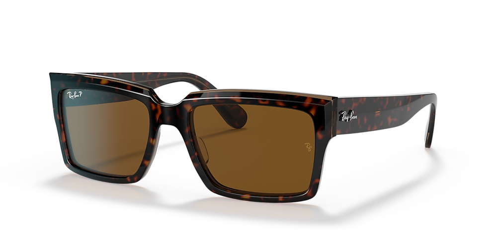 Ray-Ban RB2191 Inverness 54 Brown & Havana On Transparent Brown Polarized  Sunglasses | Sunglass Hut USA