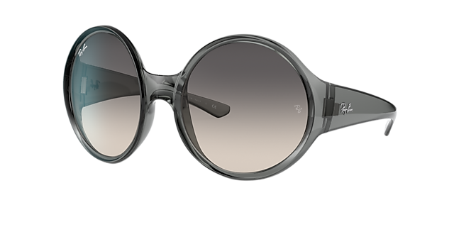 Ray-Ban RB4345 58 Grey Gradient Dark Grey & Transparent Blue