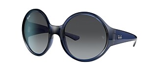 Ray-Ban RB4345 58 Grey Gradient Dark Grey & Transparent Blue