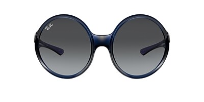 Ray-Ban RB4345 58 Grey Gradient Dark Grey & Transparent Blue