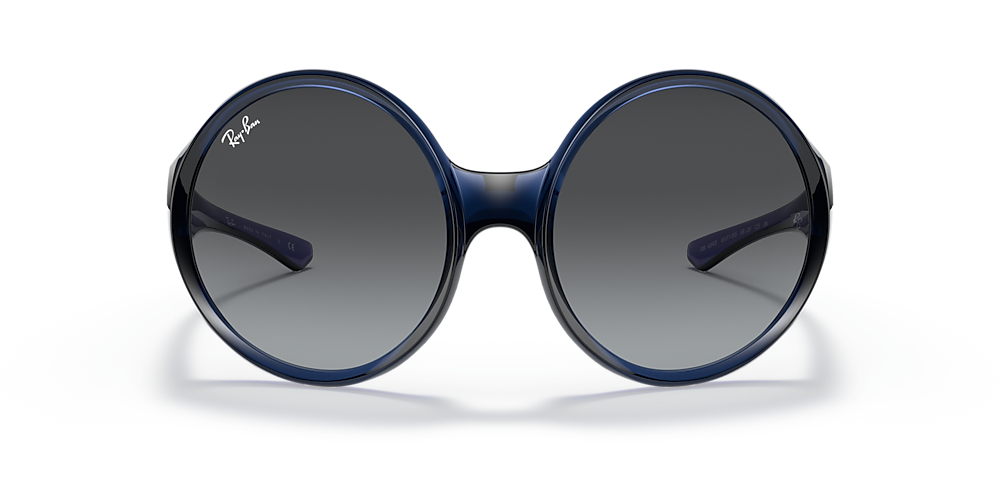 Ray-Ban RB4345 58 Grey Gradient Dark Grey & Transparent Blue