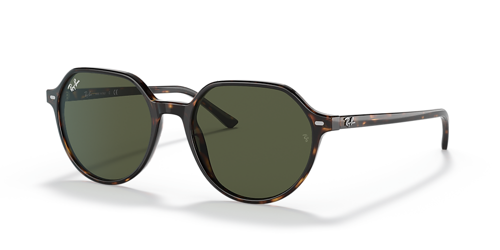 Ray-Ban RB2195F Thalia 53 Green Classic G-15 & Havana Sunglasses