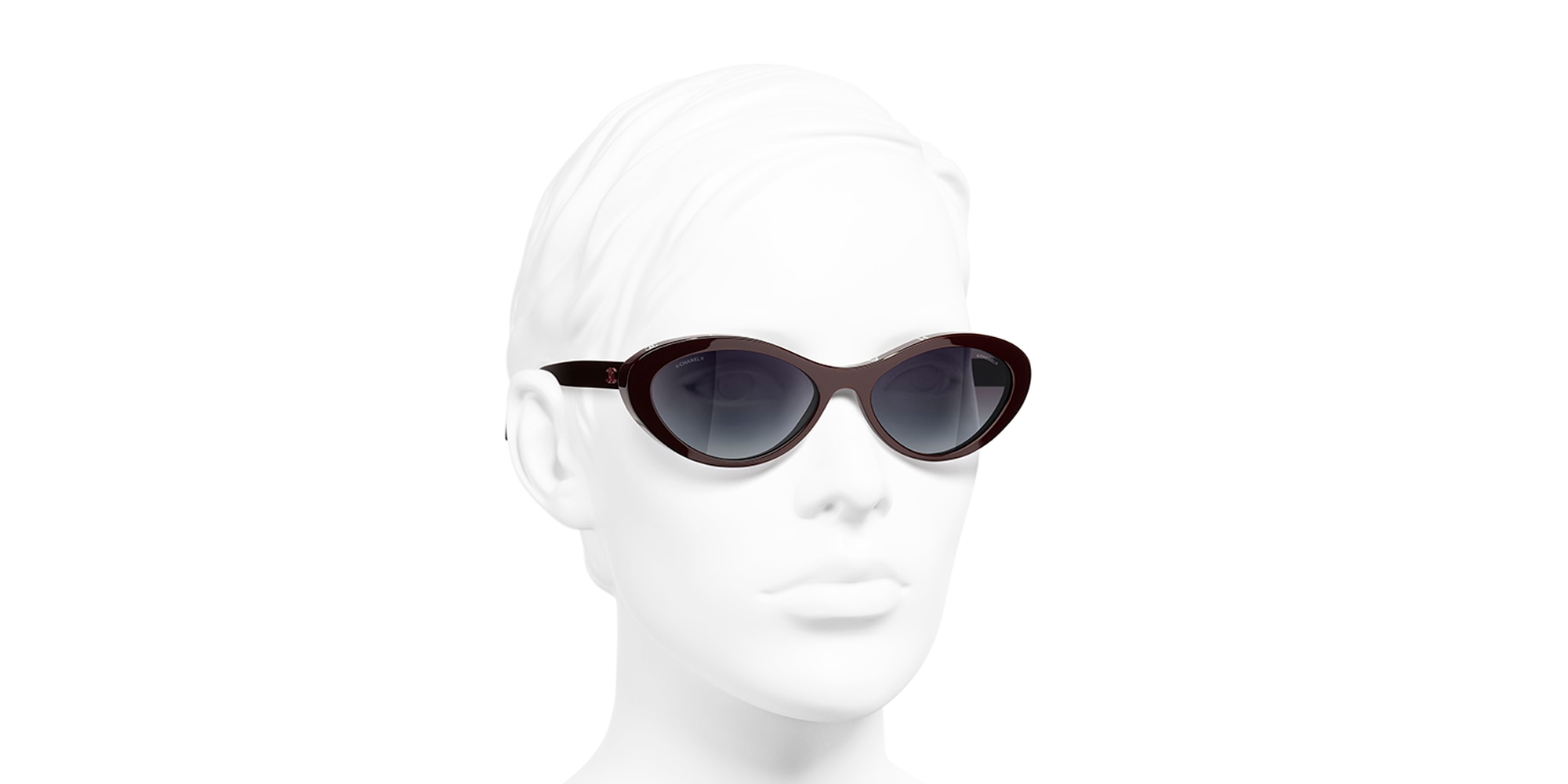 oval sunglasses chanel