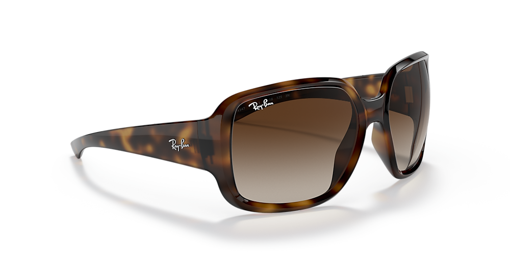 Ray Ban Rb4347 Powderhorn 60 Brown Gradient Dark Brown Tortoise Sunglasses Sunglass Hut United Kingdom