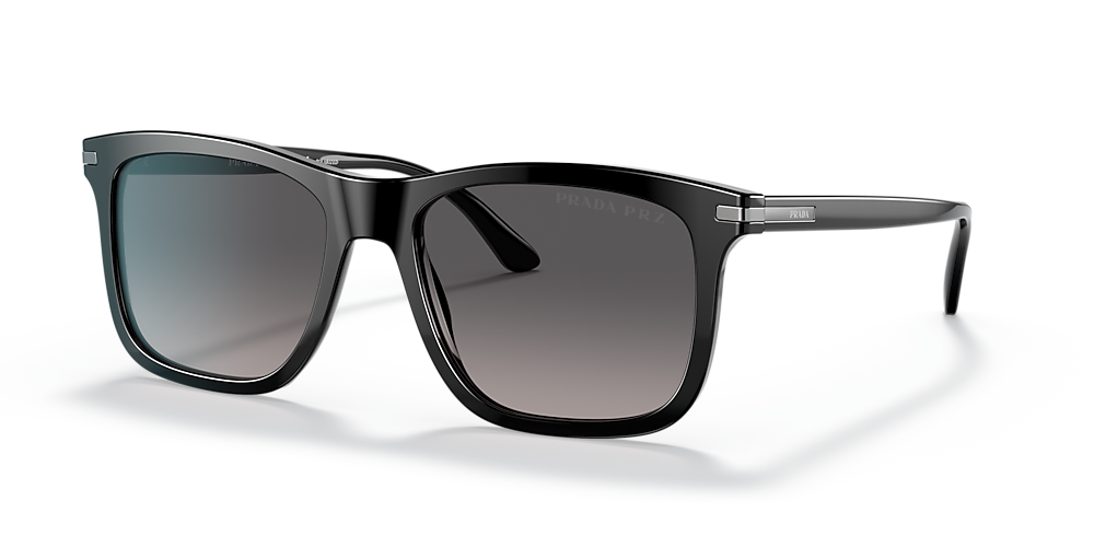 Prada PR 18WS 56 Polar Grey Gradient & Black Polarised Sunglasses |  Sunglass Hut Australia