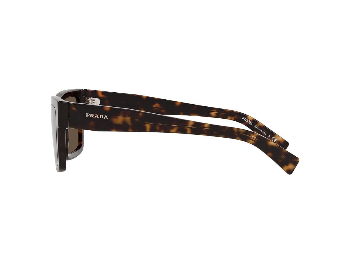 PRADA PR 19WS Tortoise - Man Luxury Sunglasses, Dark Brown Lens