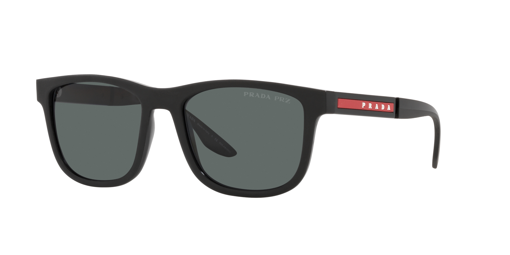 Prada Linea Rossa PS 53YS 01 Red Blue Mirror & Matte Black Sunglasses |  Sunglass Hut Canada