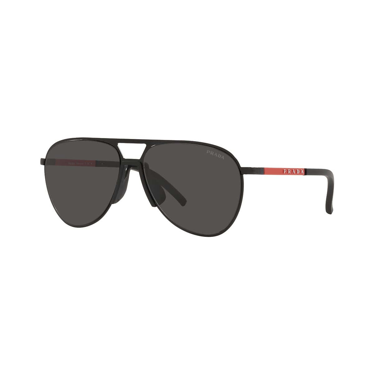 Prada Linea Rossa PS 51XS 59 Dark Grey Matte Black Sunglasses