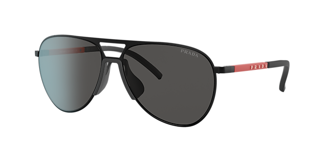 Prada Linea Rossa PS 51XS 59 Dark Grey Matte Black Sunglasses