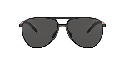 Prada Linea Rossa PS 51XS 59 Dark Grey Matte Black Sunglasses