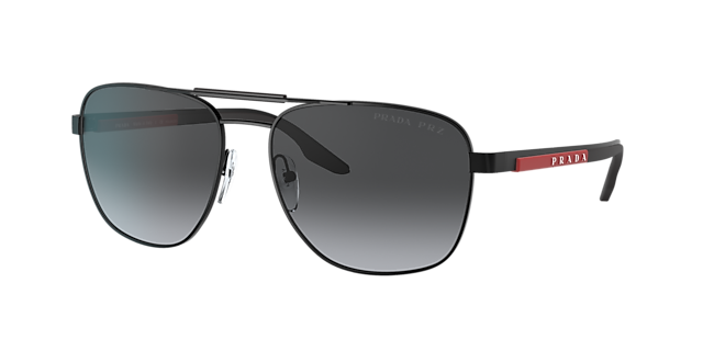 Prada Linea Rossa PS 53XS 60 Polarized Grey Gradient Matte