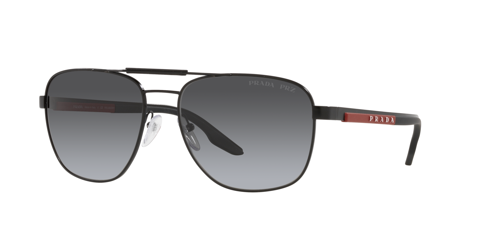 Prada Linea Rossa Man Sunglasses Ps 53xs In Polar Grey Gradient