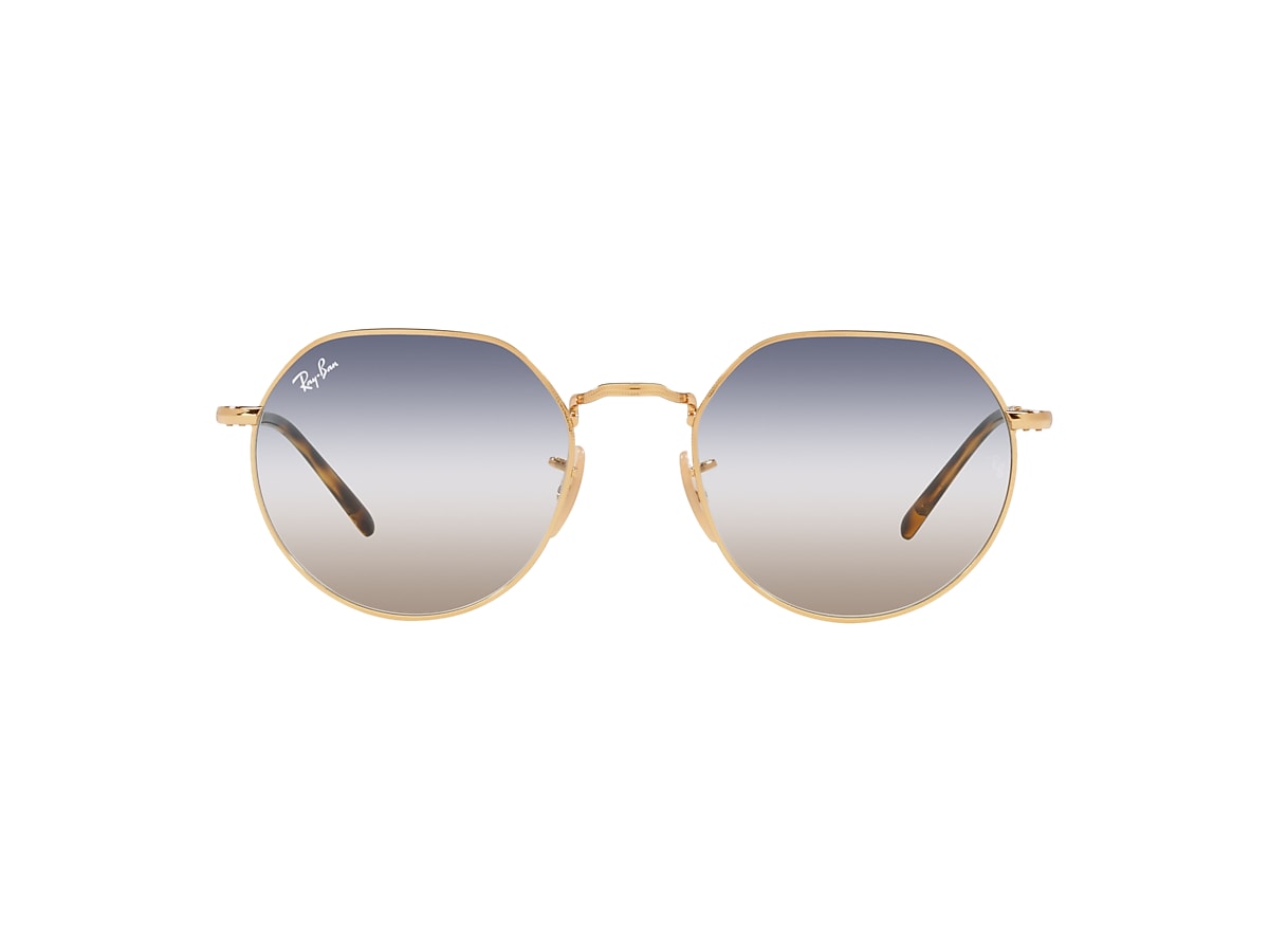 Ray-Ban RB3565 Jack 53 Blue/Brown Gradient & Gold Sunglasses | Sunglass Hut  USA