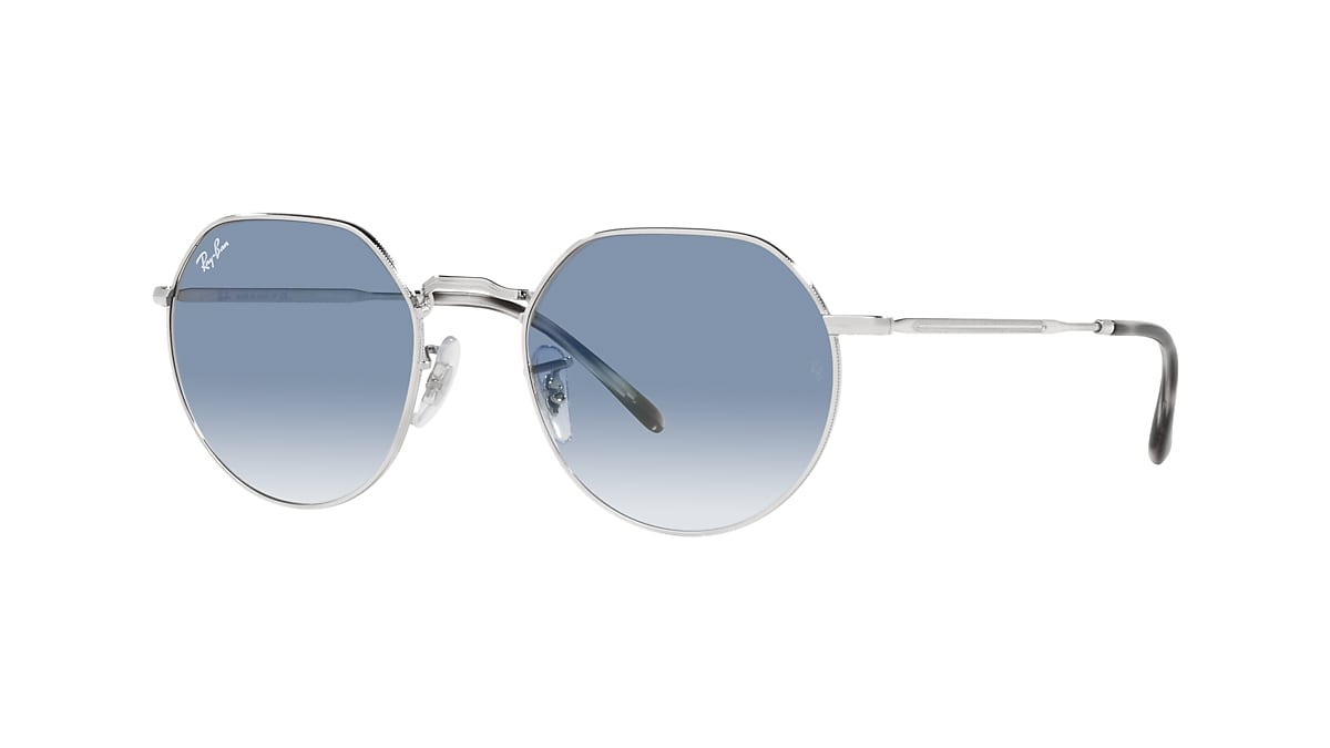 RAY-BAN RB3565 Jack Silver - Sunglasses, Blue Lens