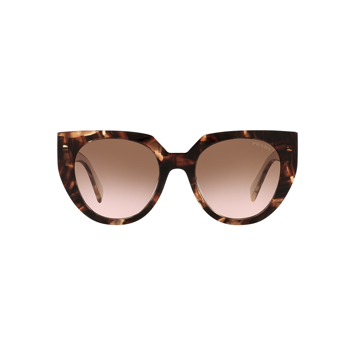Prada PR 14WSF M (53 - 19) with Brown lenses and Tortoise