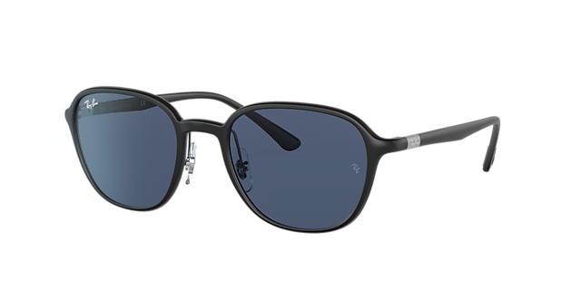 Ray-Ban RB4341 51 Dark Blue & Black Sunglasses | Sunglass Hut Canada