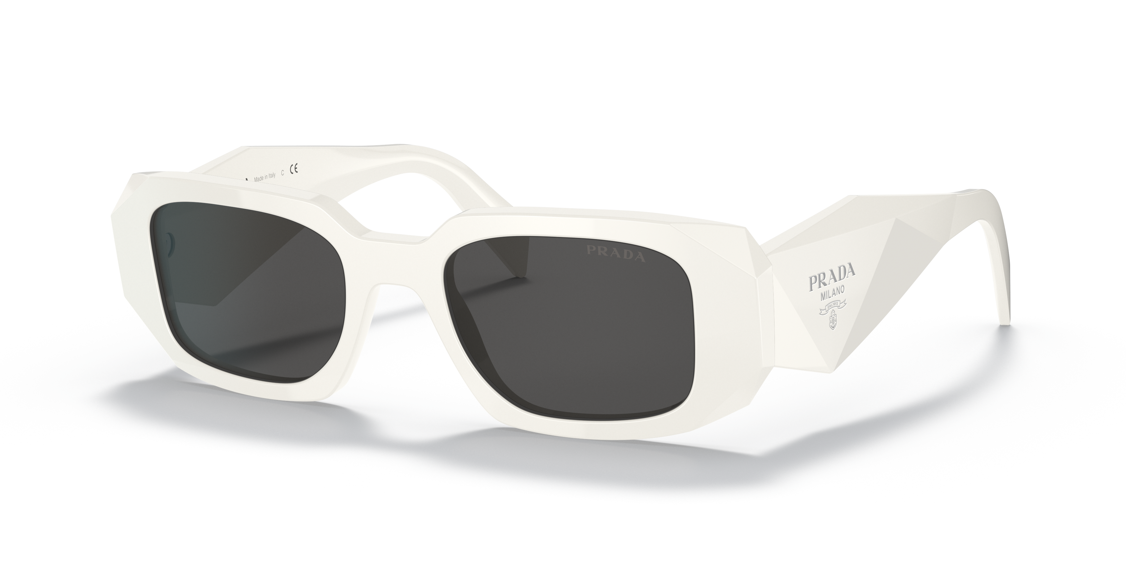 sunglasses prada white