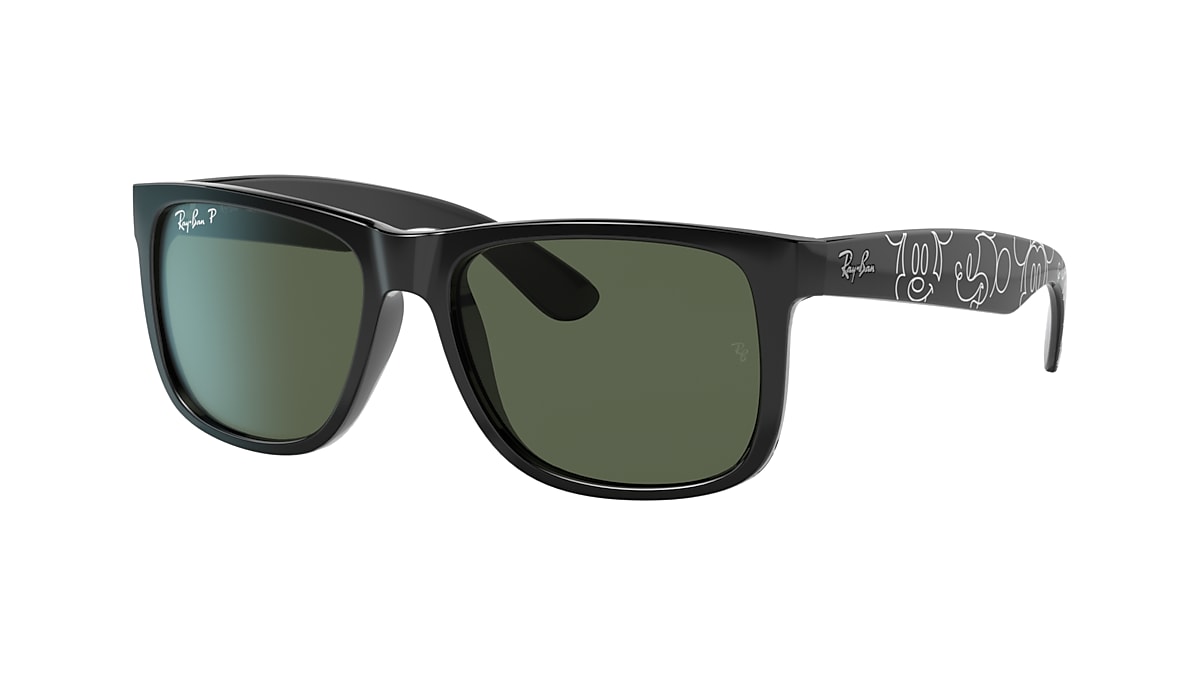 Ray-Ban RB4165 Justin Mickey D20 54 Polarized Dark Green