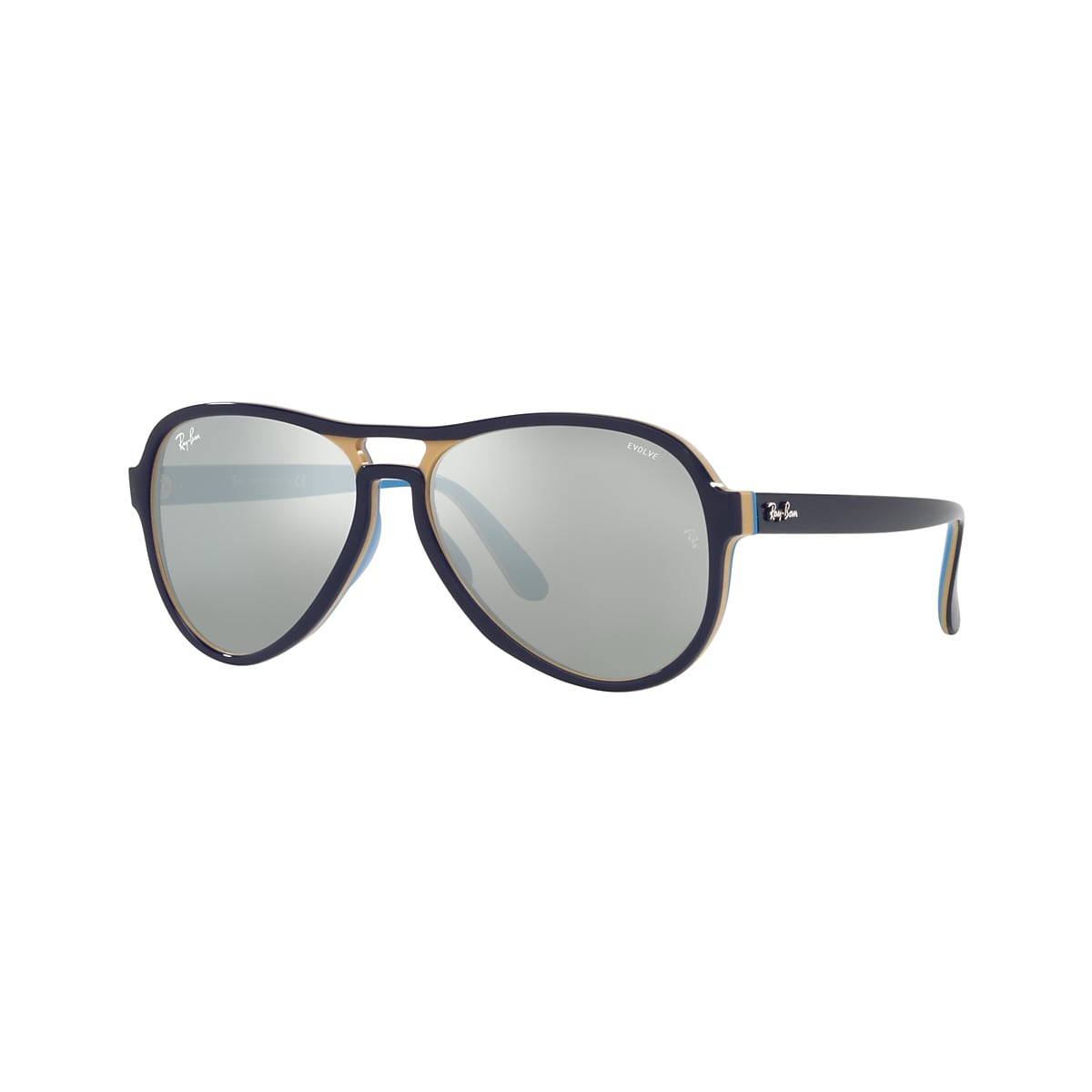 Ray-Ban RB4355 Vagabond Mirror Evolve 58 Photo Grey Mirror Grey & Light  Blue Sunglasses | Sunglass Hut Australia