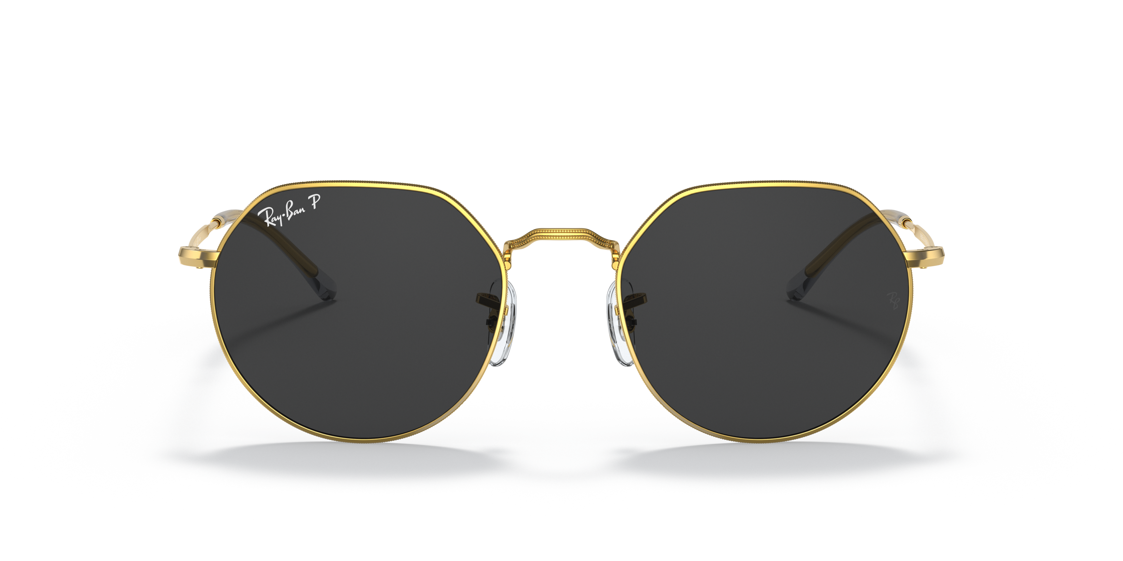 ray ban sunglasses gold frame black lens