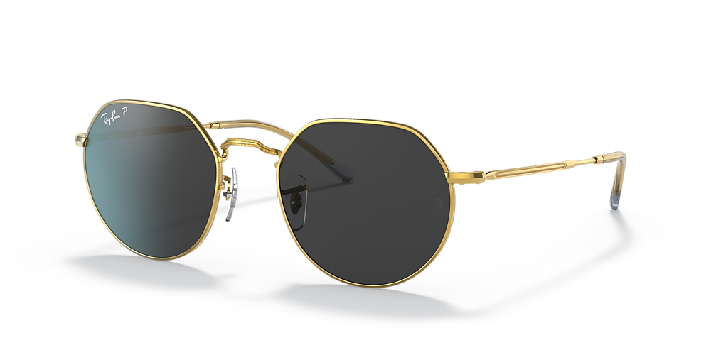 ideologie Schaar Augment Ray-Ban RB3565 Jack 53 Polar Black & Legend Gold Polarized Sunglasses |  Sunglass Hut USA