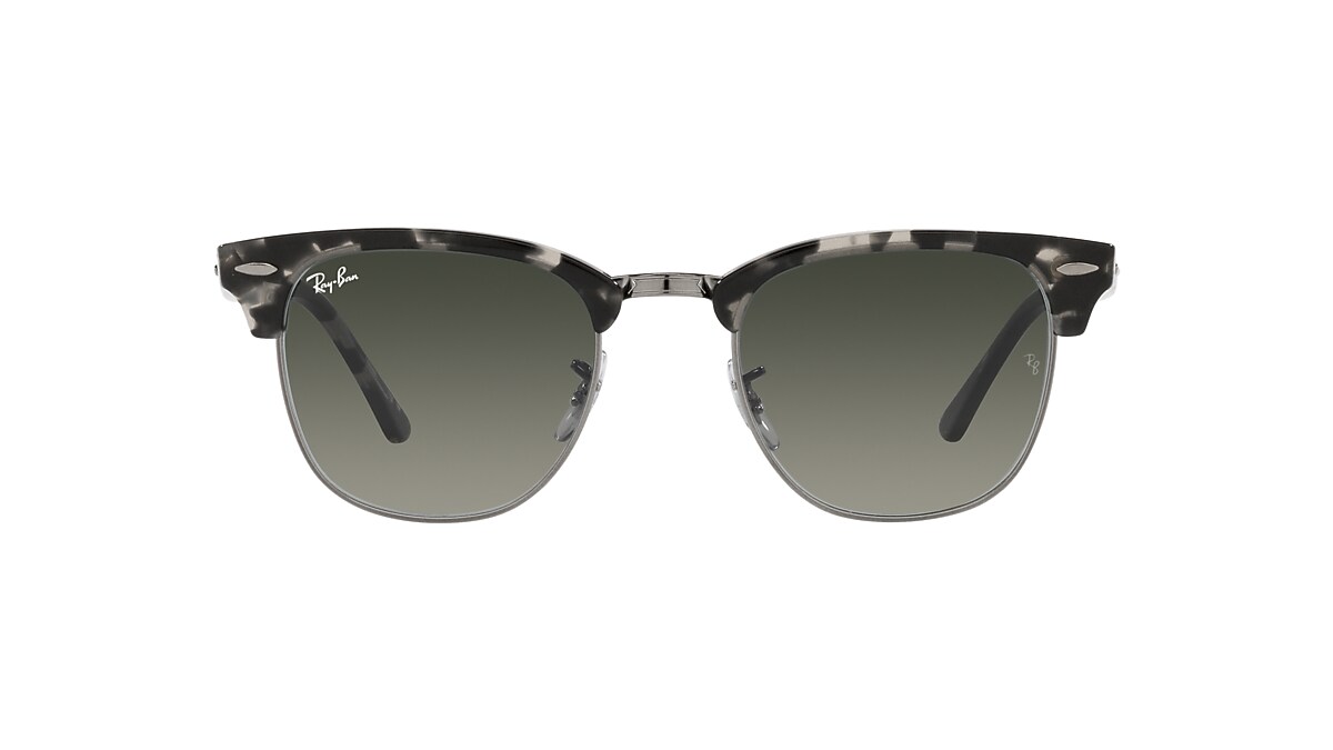 Ray-Ban RB3016 Clubmaster Fleck 51 Grey Gradient & Grey