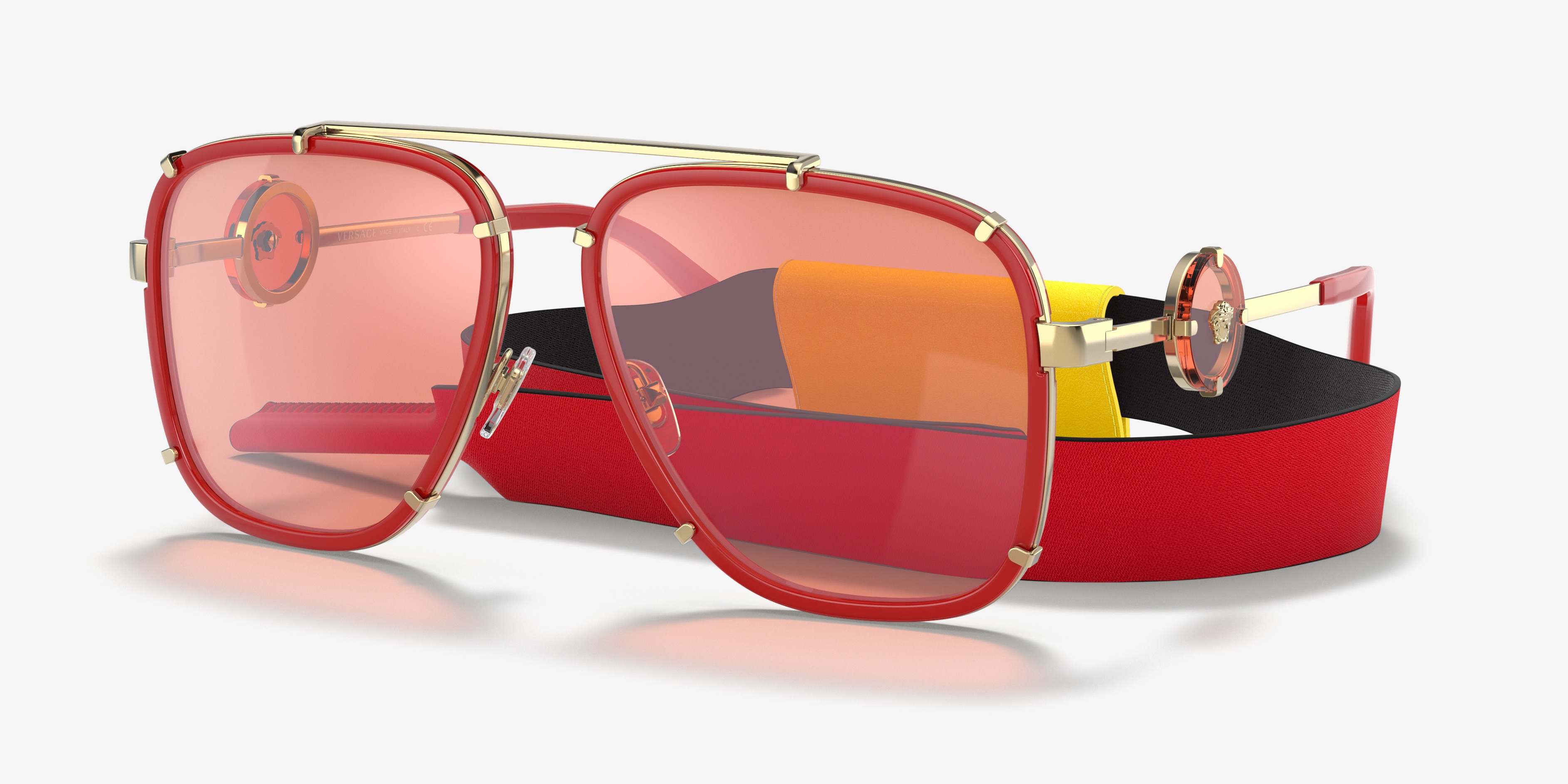 versace red shades