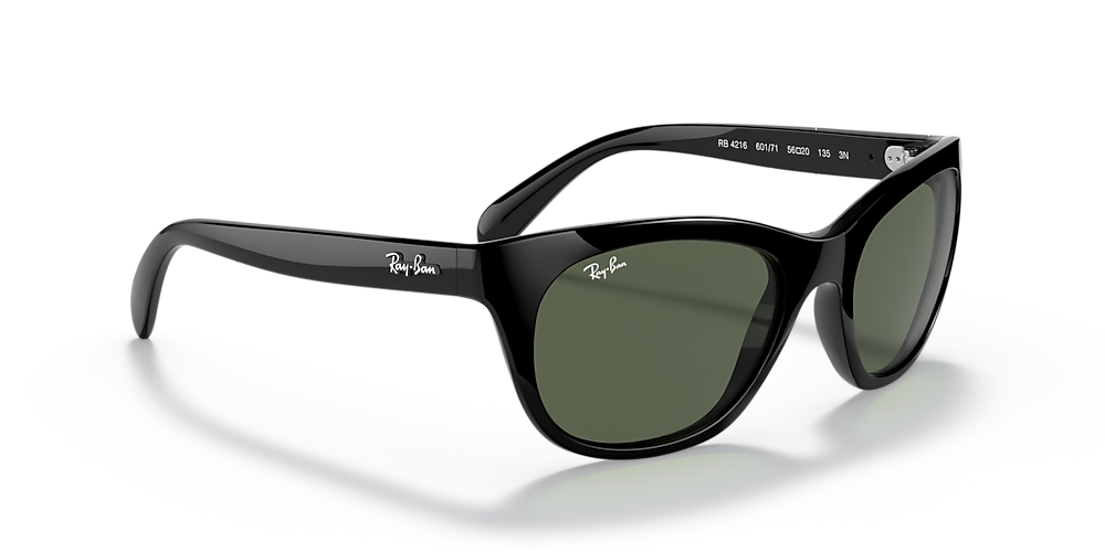 Ray-Ban RB4216 56 Dark Green & Black Sunglasses | Sunglass Hut USA