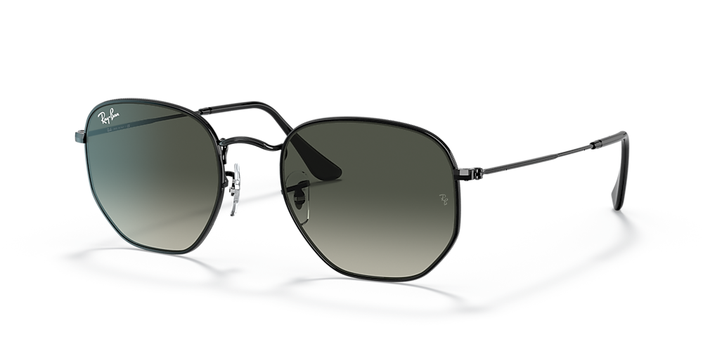 Onderstrepen Kinderrijmpjes helemaal Ray-Ban RB3548 Hexagonal 51 Grey Gradient & Black Sunglasses | Sunglass Hut  USA