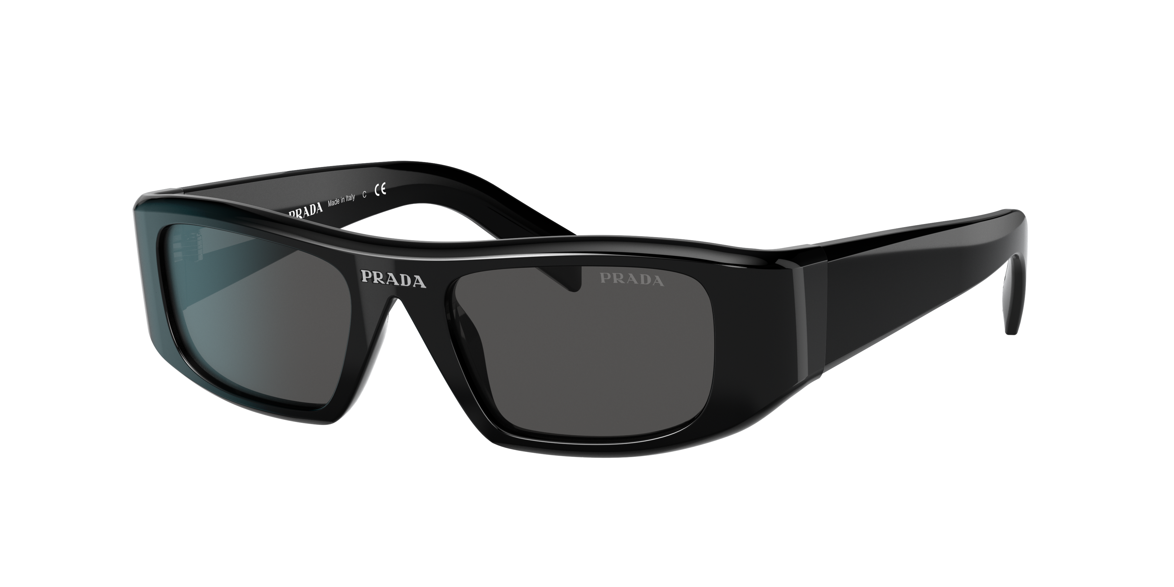 Prada Woman Sunglasses Pr 20ws In Dark Grey