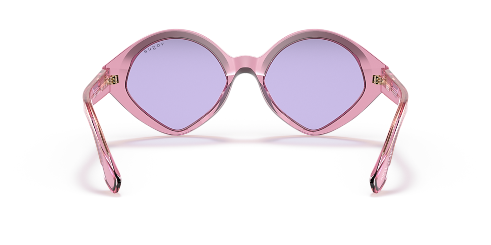 Overlevelse repræsentant nyse Vogue Eyewear VO5394S Violet & Transparent Pink Sunglasses | Sunglass Hut  USA