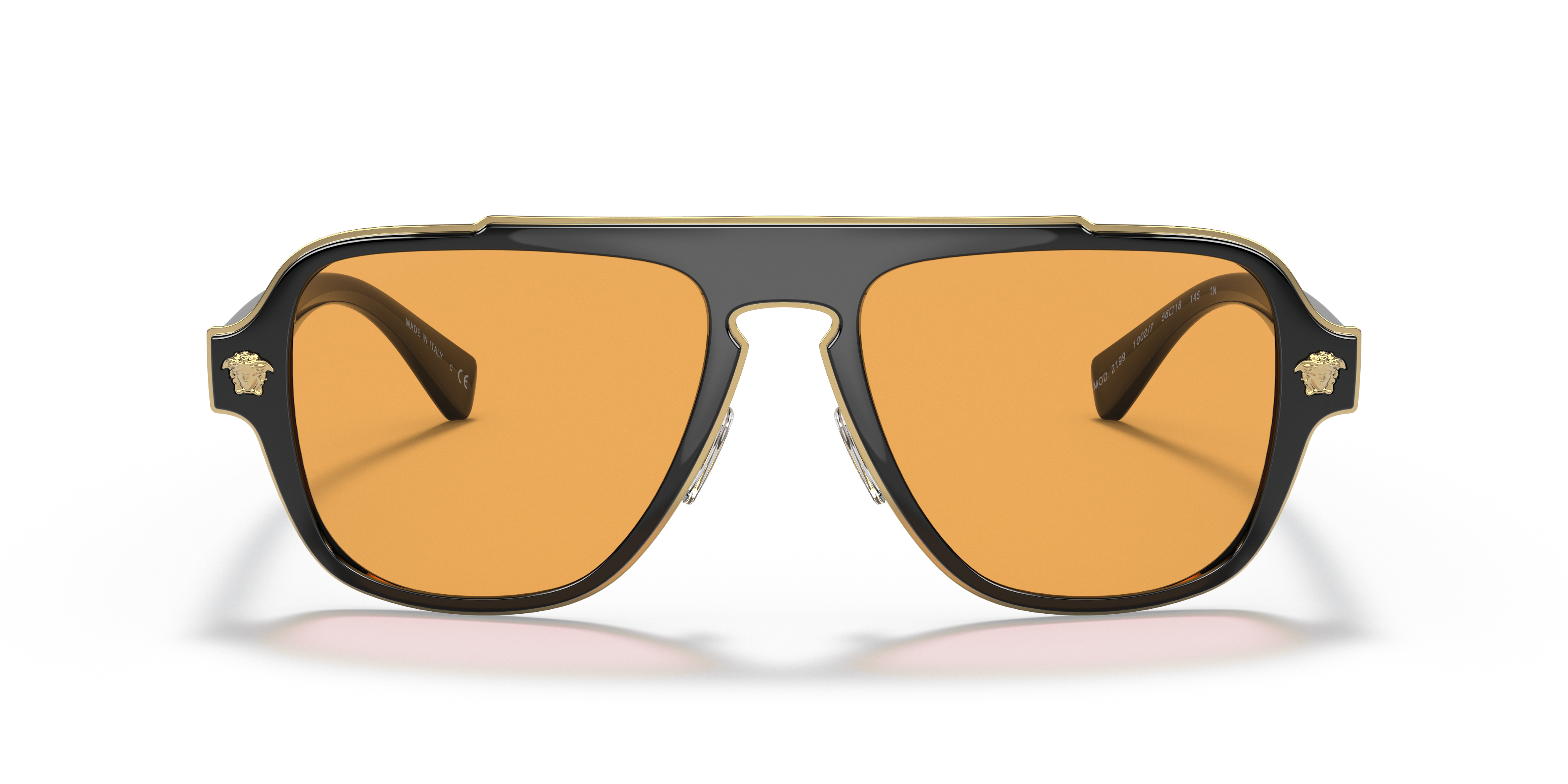 versace biggie sunglasses orange