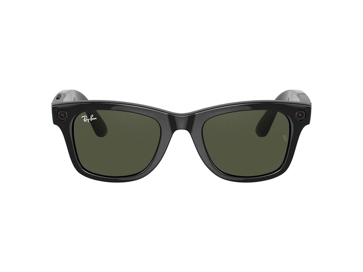 Fra lys pære klo Ray-Ban RW4002 Ray-Ban Stories | Wayfarer 50 Green & Black Sunglasses |  Sunglass Hut USA