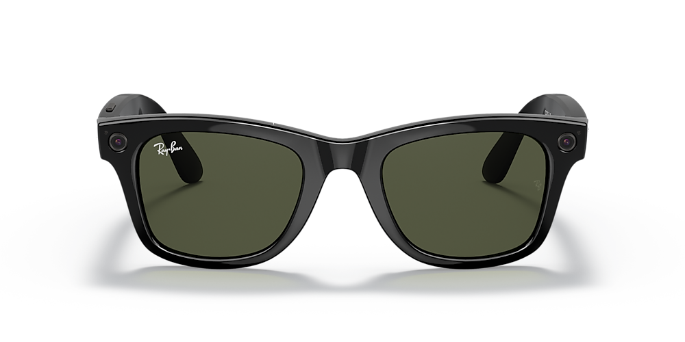 snesevis Flere Penneven Ray-Ban RW4002 Ray-Ban Stories | Wayfarer 50 Green & Shiny Black Sunglasses  | Sunglass Hut USA