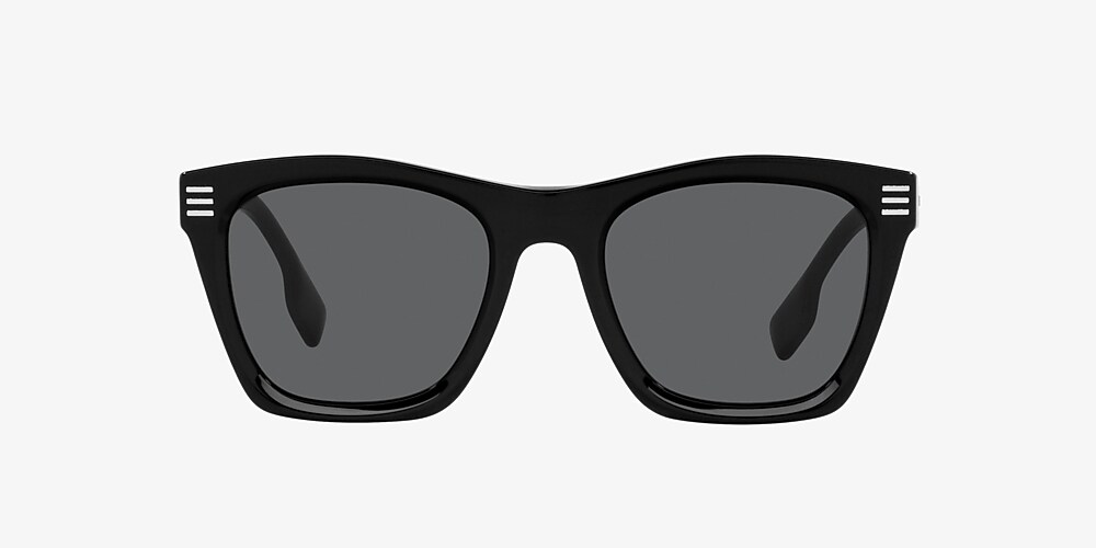 Burberry BE4348 COOPER 52 Dark Grey & Black Sunglasses ...