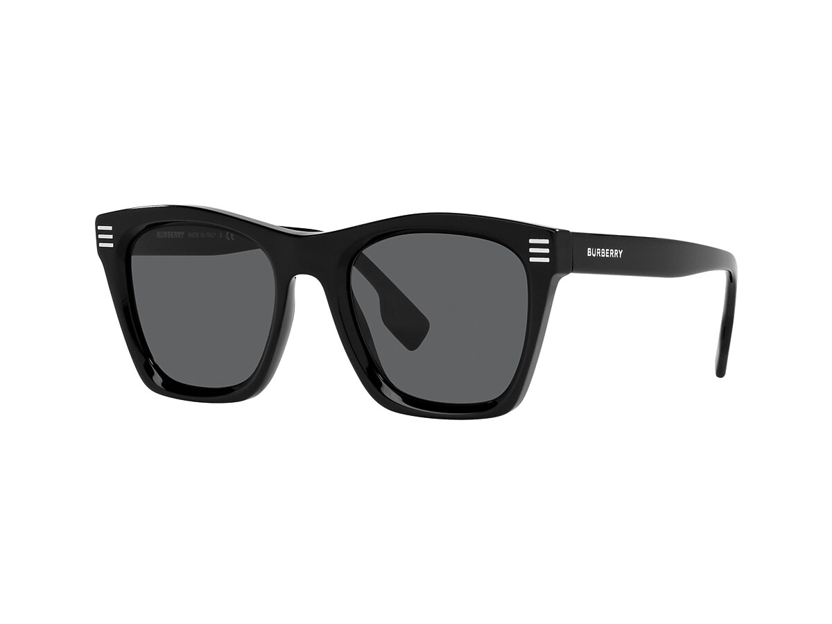 Burberry BE4348 Cooper 52 Dark Grey & Black Sunglasses 