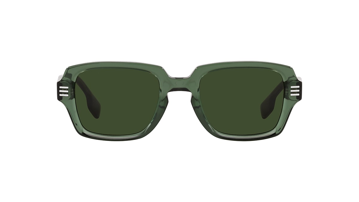 Burberry BE4349 Eldon 51 Dark Green & Green Sunglasses | Sunglass Hut USA