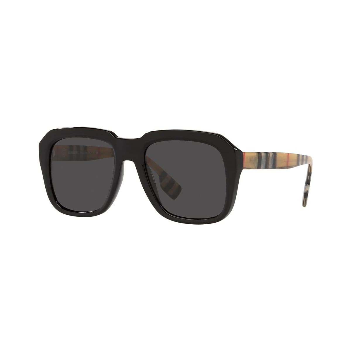 Burberry BE4350 Astley 55 Dark Grey & Black Sunglasses | Sunglass Hut USA
