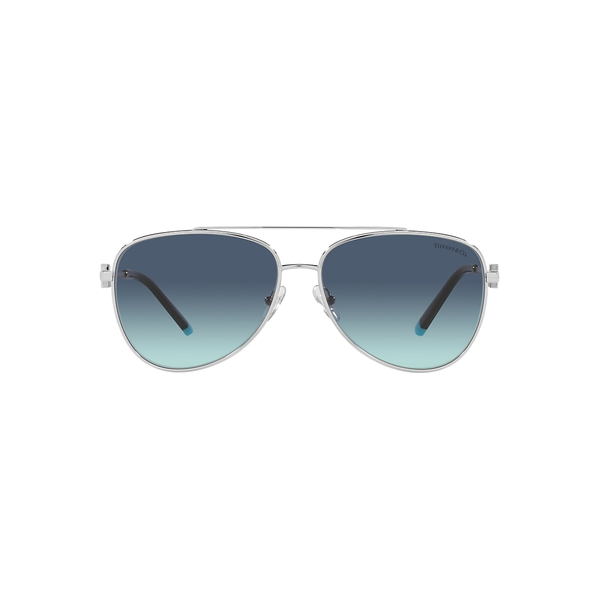 Tiffany & Co. TF3080 59 Azure Gradient Blue & Silver Sunglasses
