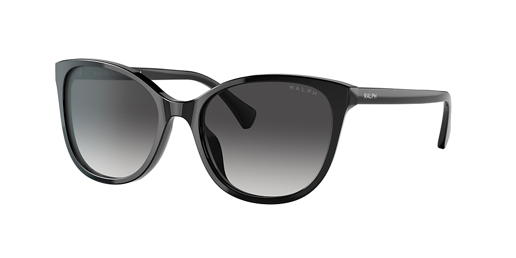 Ralph RA5282U 55 Gradient Grey & Shiny Black Sunglasses | Sunglass Hut USA