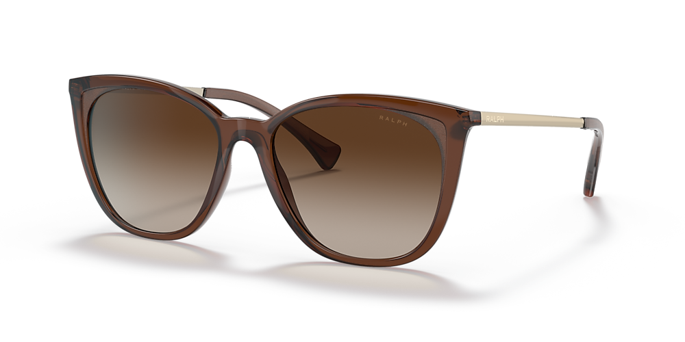 Ralph RA5280 55 Gradient Brown & Transparent Brown Sunglasses