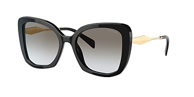Prada PR 03YS 53 Grey Gradient & Black Sunglasses | Sunglass Hut USA