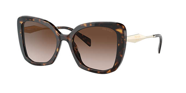 Prada PR 03YS 53 Grey Gradient & Black Sunglasses | Sunglass Hut USA