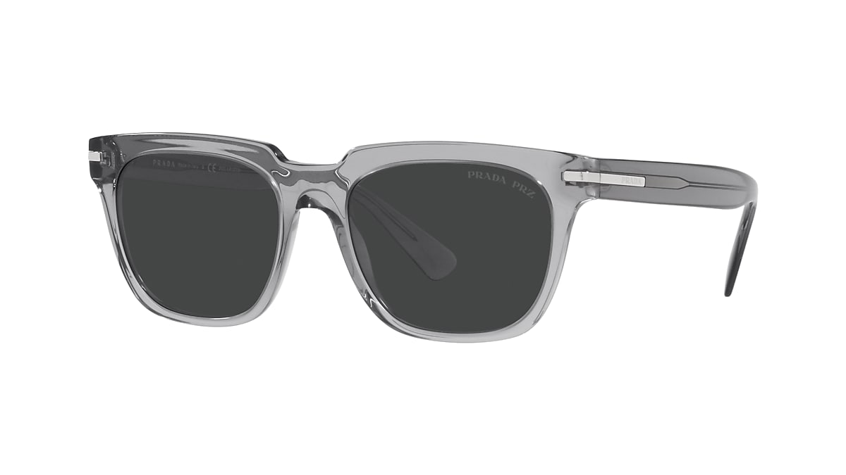 Prada PR 04YS XL (56 - 19) with Black lenses and Grey frame